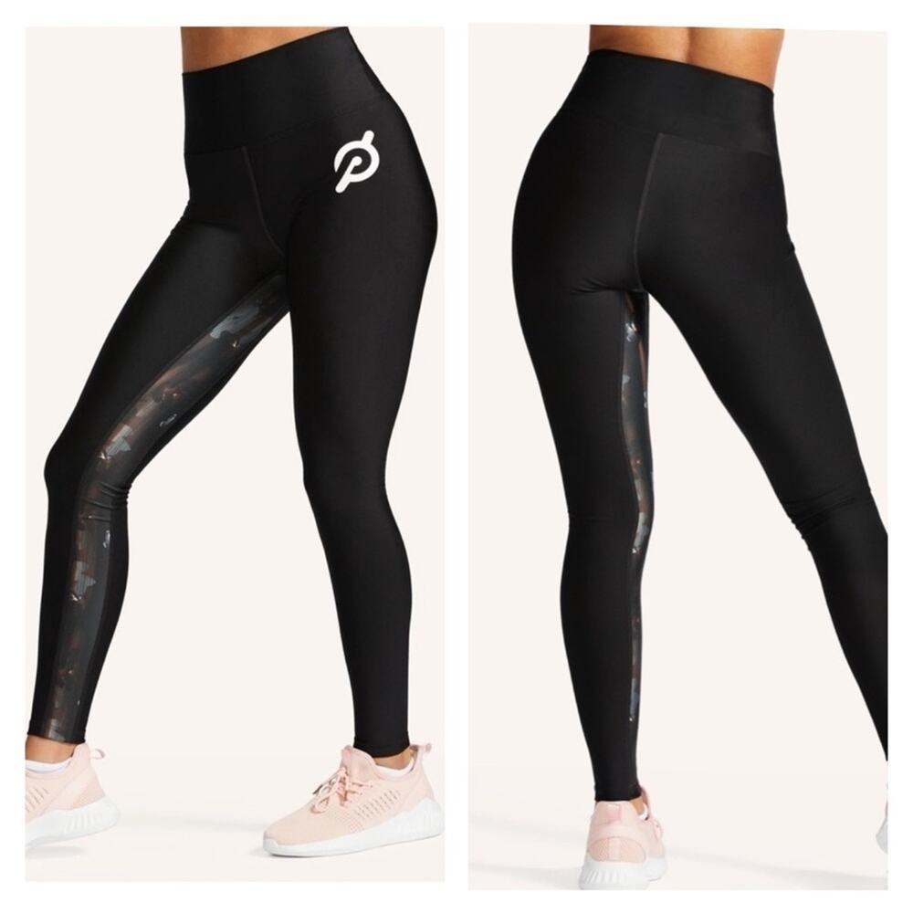 Peloton Show Up High Rise Leggings M Black